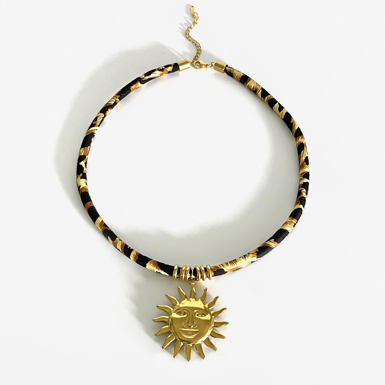 Collier léopard - Soleil