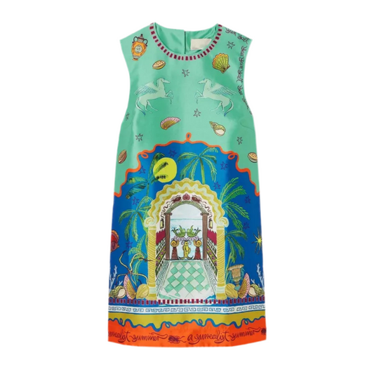 Robe turquoise Helia