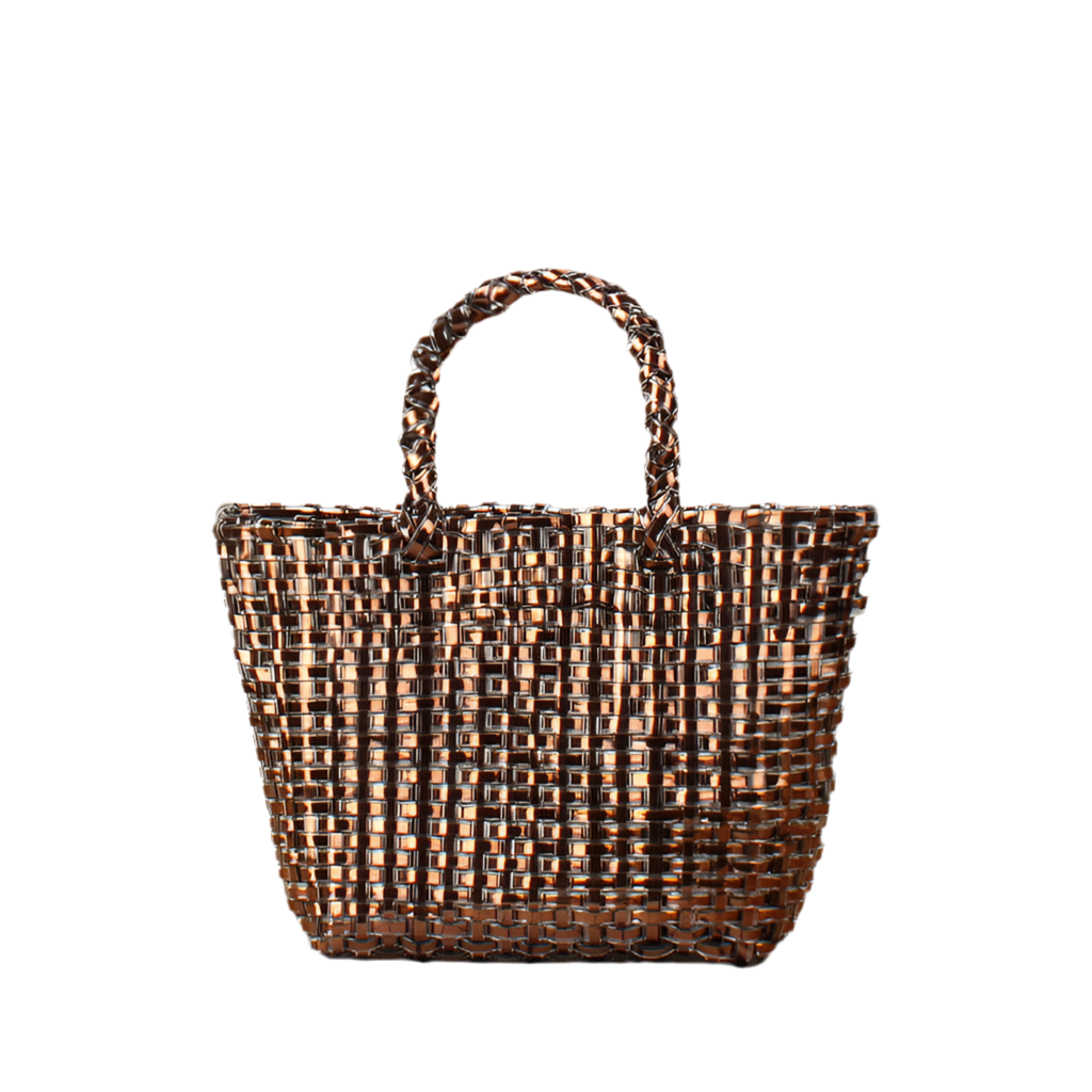 Sac tissé marron