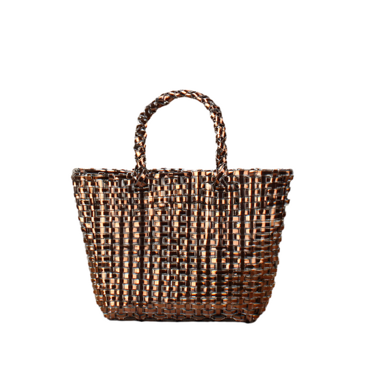 Sac tissé marron