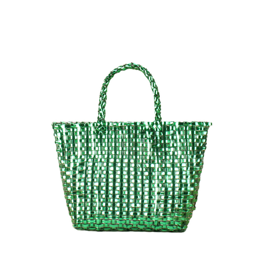 Sac tissé vert fluo