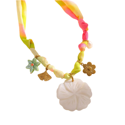 Collier charms Fluo