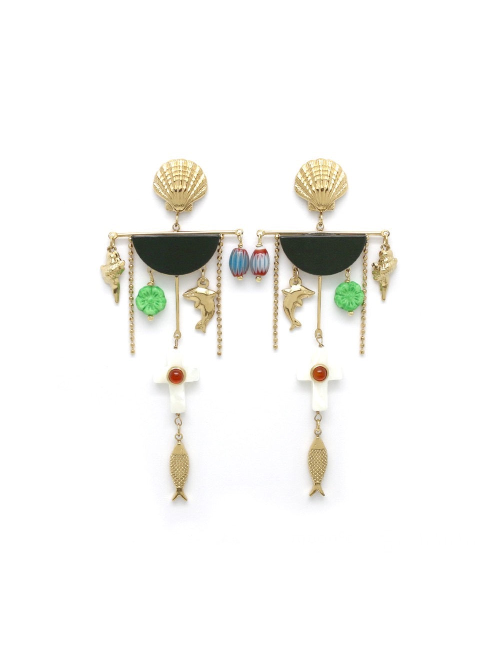 Boucles d’oreilles - Saint Jacques