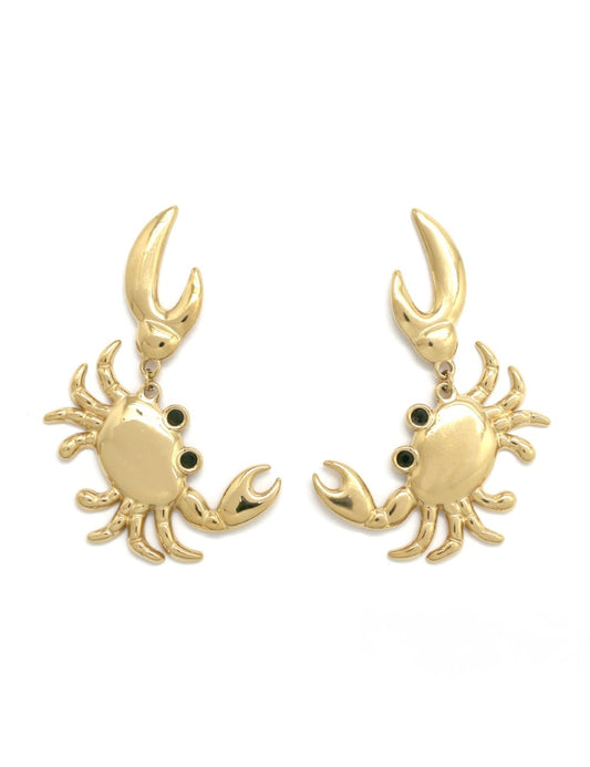 Boucles d’oreilles Crabe