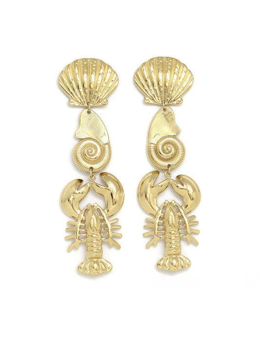 Boucles d’oreilles Homard
