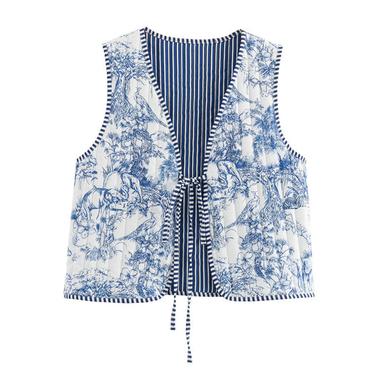 Gilet bleu