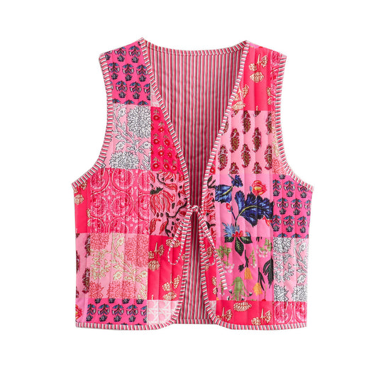 Gilet rose