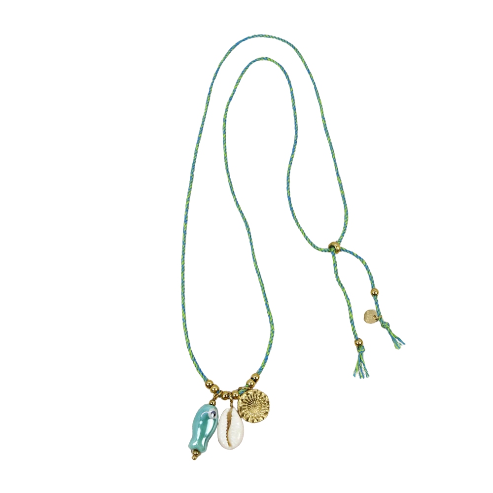 Collier à charms - Fish Vert