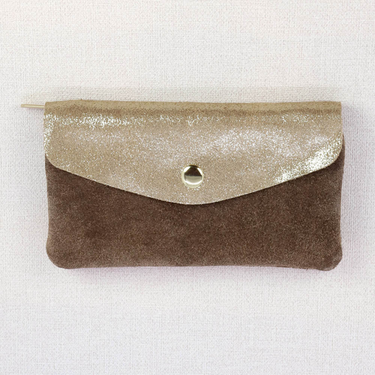 Porte monnaie GM - Taupe