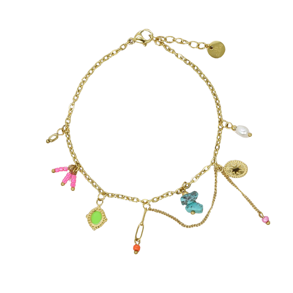 Bracelet charms -mini chainette