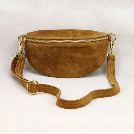 Sac banane camel S